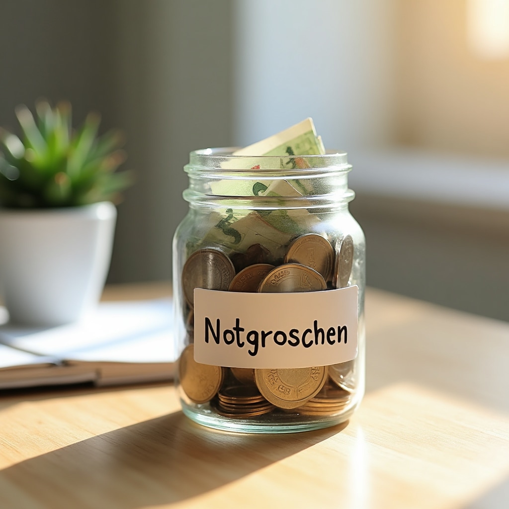 Spardose als Symbol für den Notgroschen