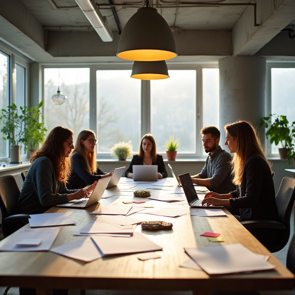 Das Nelivrix Team in ihrem Büro